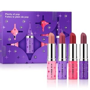 Clinique Plenty of Pop Lipstick Set NWB